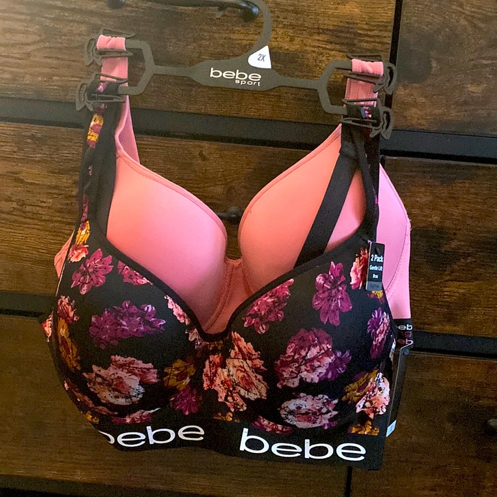 NWT 2pack Bebe sports bras